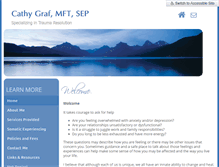 Tablet Screenshot of cathygrafmft.com